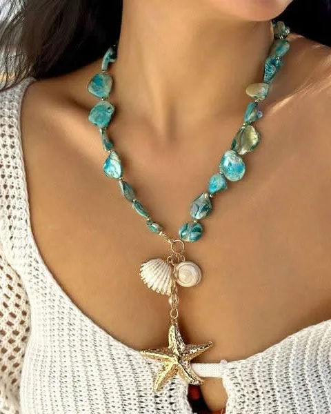 Stone necklace