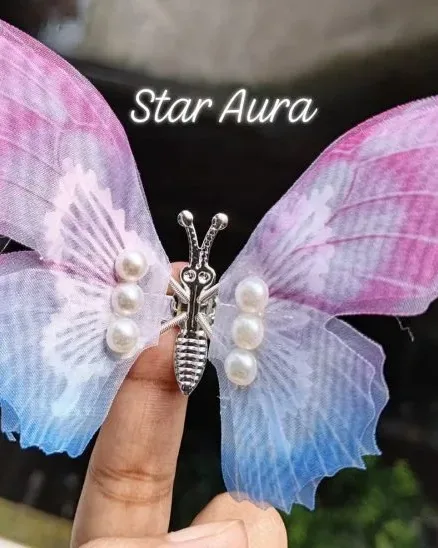 Butterfly hair clip