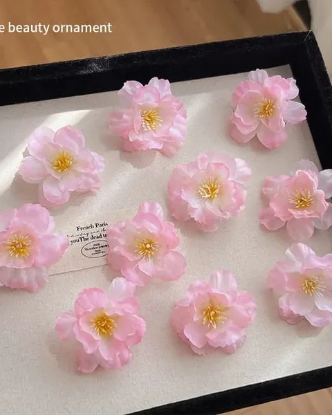 Cherry flower clip